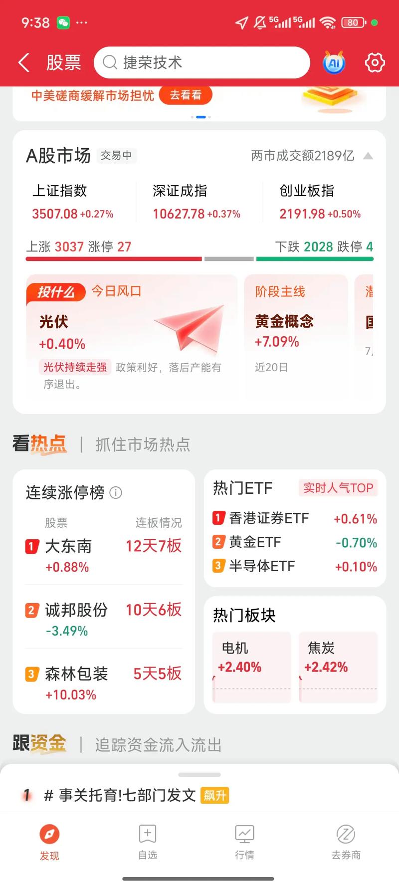 ���Ǹ�����µ�1.23% �����ʽ�����-1.12��Ԫ